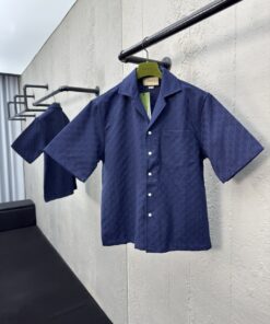 GUCCI提花满印双G短袖外套工