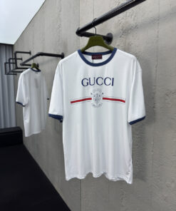 GUCCI织带印花短袖工艺说明