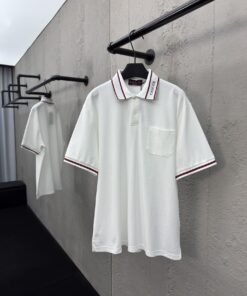 GUCCI字母翻领POLO衫工艺说明_2104