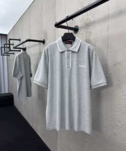 GUCCI撞色领立体刺绣POLO衫工_2100