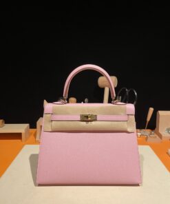 Kelly 25 Epsom皮 X9锦葵紫 金扣