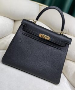 Kelly25 Togo皮 黑色经典质感