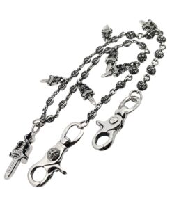 克罗心 宝剑裤链包链哥特摇滚