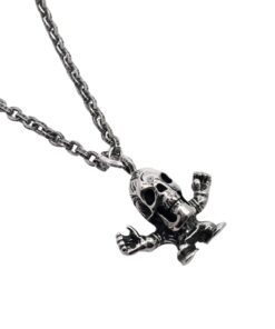 克罗心  大号力量骷髅吊坠纯银