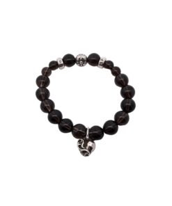 克罗心 蔓藤桃心茶水晶珠手串