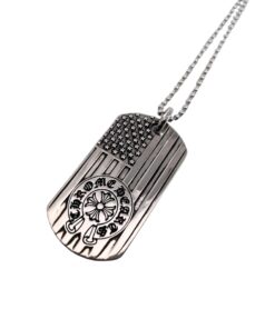 克罗心  纽约限定军牌吊坠纯银