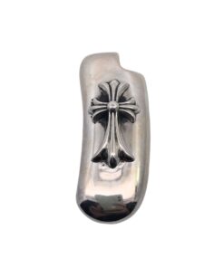 克罗心  十字架火机套纯银材质