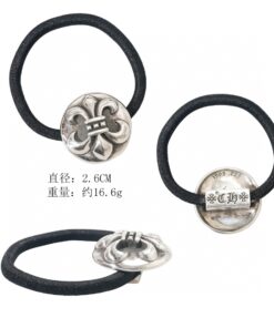 克罗心童军花发绳手链两戴现