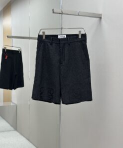Loewe Anagram 法兰绒短裤定制