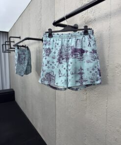 LOUIS VUITTON 城市风景印花沙滩