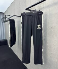 LOUISVUITTON花朵刺绣字母长裤