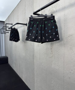 LOUIS VUITTON 渐变刺绣沙滩短裤