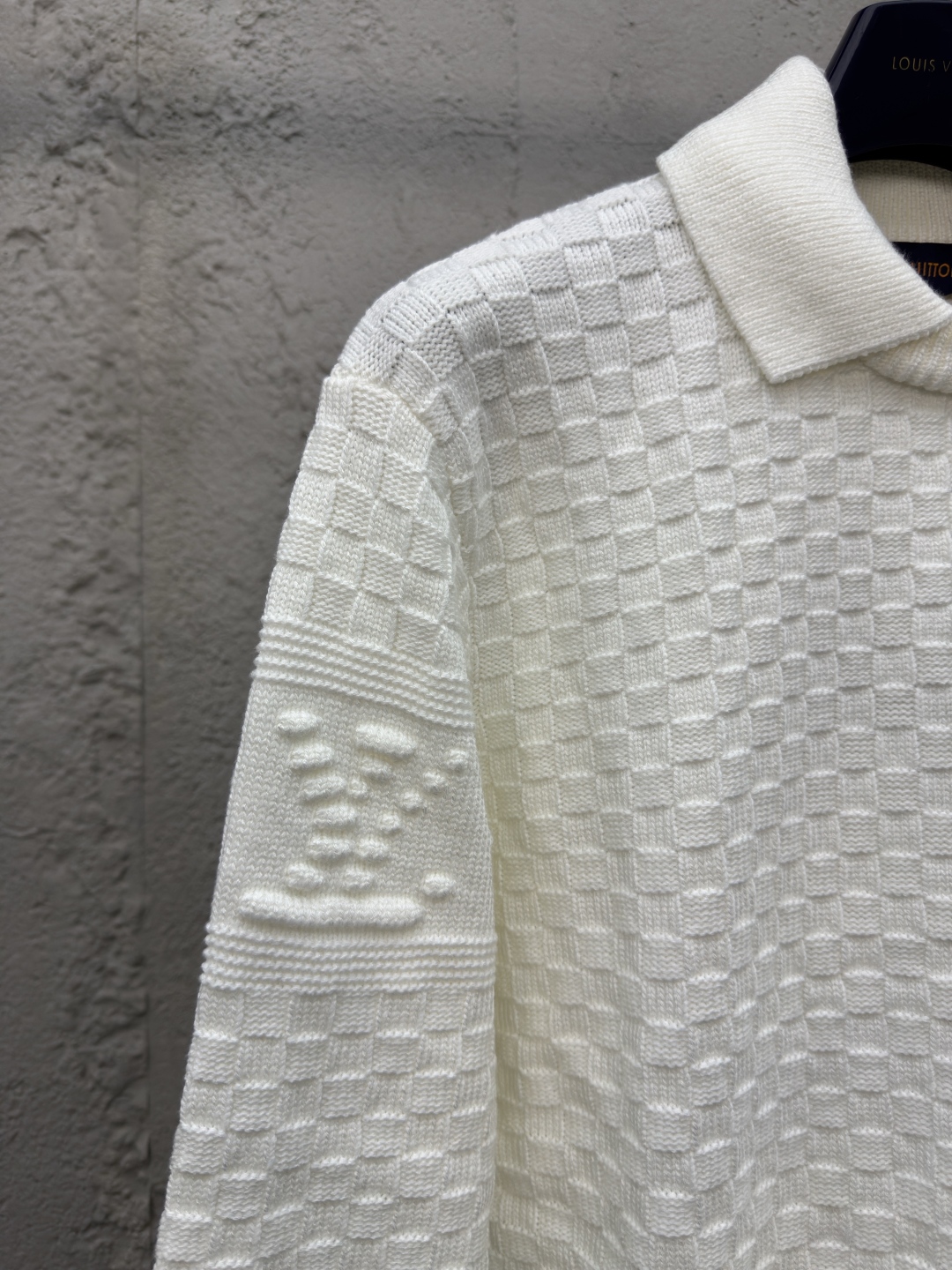 LOUIS VUITTON 棋盘格浮雕毛衣 - 图片 4