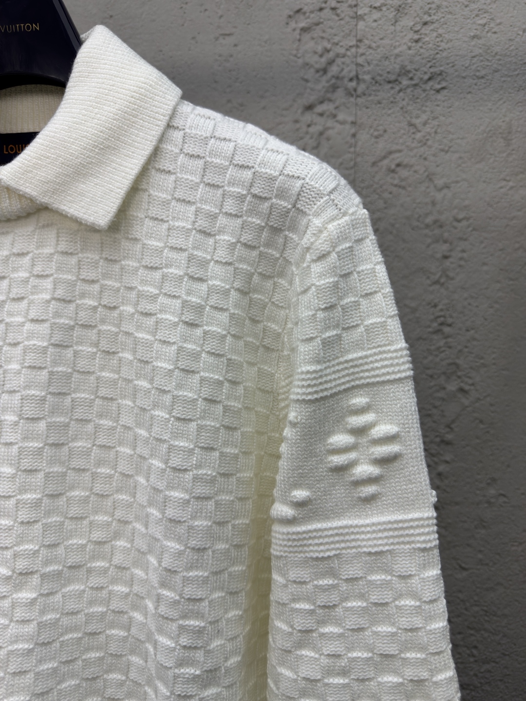 LOUIS VUITTON 棋盘格浮雕毛衣 - 图片 5