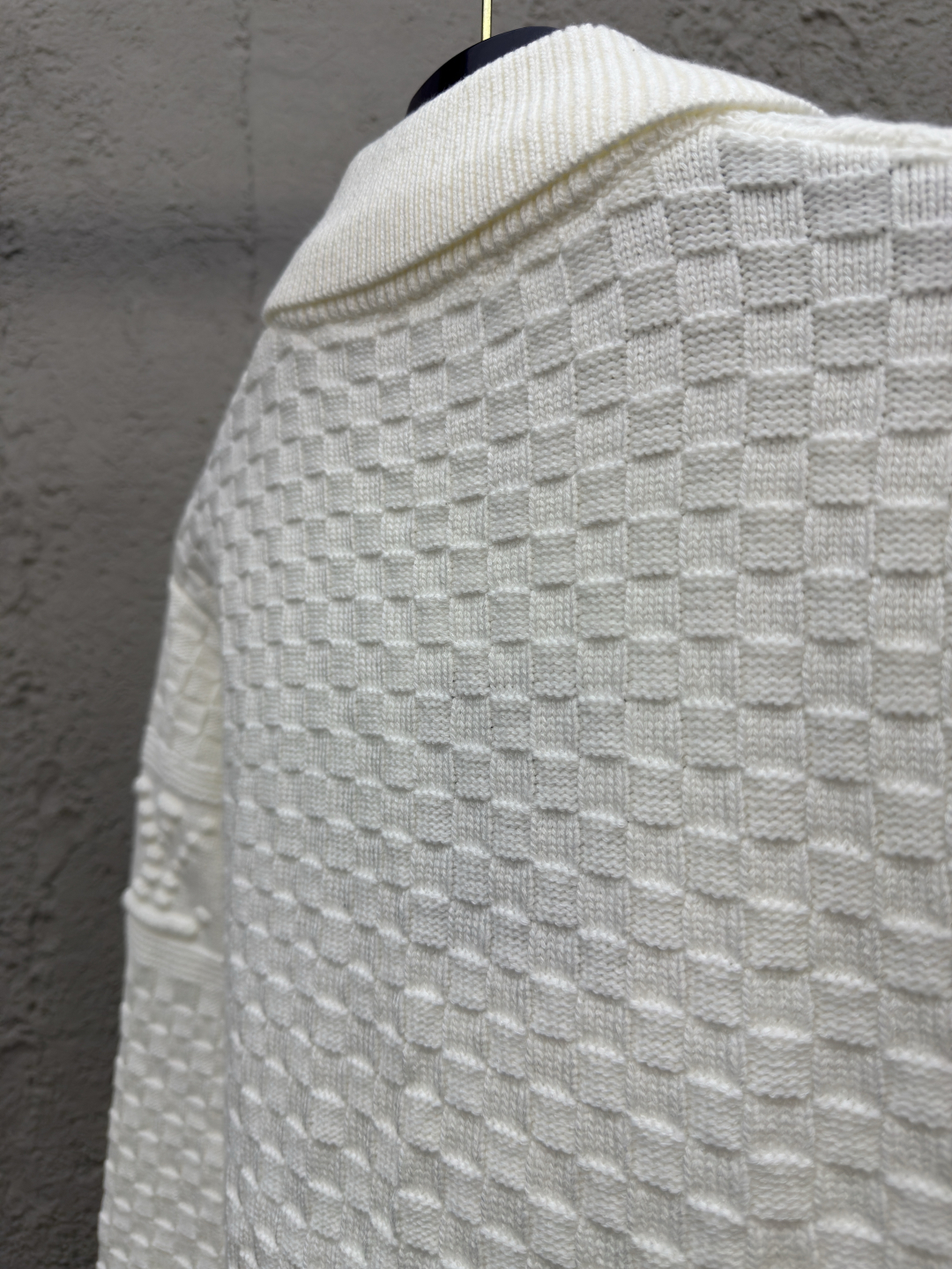 LOUIS VUITTON 棋盘格浮雕毛衣 - 图片 9