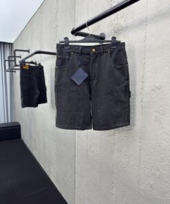 LOUIS VUITTON 棋盘格牛仔短裤