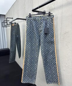 LOUISVUITTON提花满印缝边牛仔