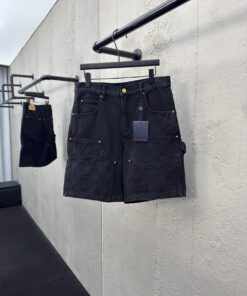 LOUIS VUITTON 压花浮雕牛仔短裤_754