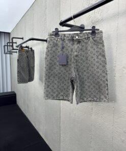 LOUIS VUITTON 重工水洗满印牛仔