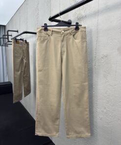 LOUISVUITTON竹节马丁布长裤