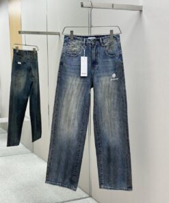 LULU2025四季款宽松牛仔裤直