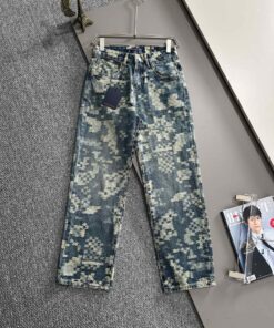 LV2025四季款经典牛仔裤直筒长裤_11850