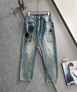 LV2025四季款经典牛仔裤直筒长裤_11854