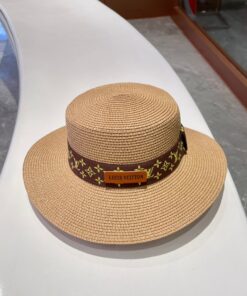 LV平顶帽平顶草帽草编帽子沙滩_12780