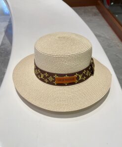 LV平顶帽平顶草帽草编帽子沙滩_12782