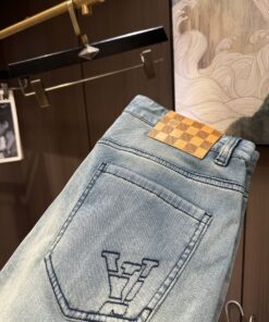 LV天丝牛仔浅蓝色复古