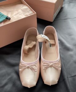 Miu 法式仙女芭蕾舞单鞋！它带着_14865