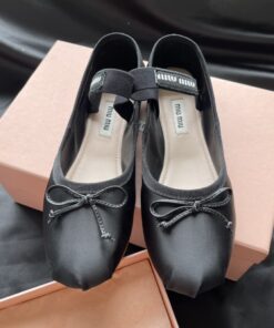 Miu 法式仙女芭蕾舞单鞋！它带着_14867