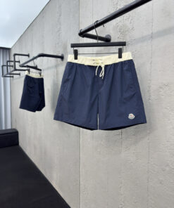 MONCLER 徽标抽绳沙滩短裤工艺_733