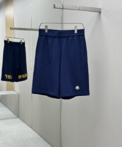 MONCLER联名刺绣棉质短裤面_451