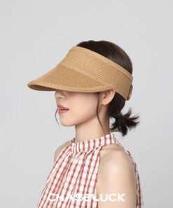 普拉达prada草编空顶帽子女夏季_13078