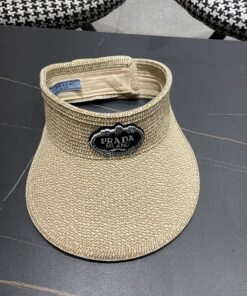 普拉达prada草编空顶帽子女夏季_13079