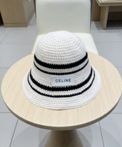 塞琳Celine复古线条春夏编织渔夫_12759