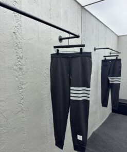 THOMBRKWNE华夫格水波纹长裤_3783