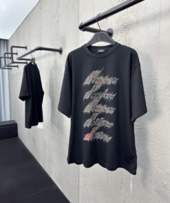 WE11DONE火焰弹幕印花短袖工_7538