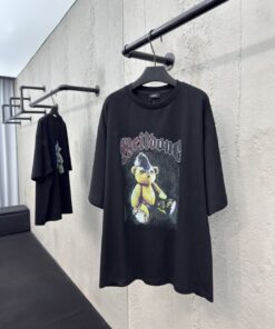 WE11DONE朋克熊印花短袖工艺