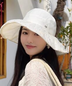 香奈儿CHANEL朵澜大帽檐黑胶防_13144