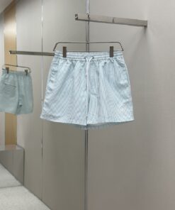 新品LP海滩条纹泳裤，侧缝口袋_5893