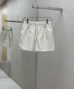 新品LP海滩条纹泳裤，侧缝口袋_5894