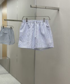 新品LP海滩条纹泳裤，侧缝口袋_5895