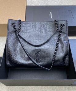 【原厂皮】精品专供 黑色鳄鱼纹