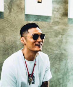 余文乐同款 手工琉璃珠 金贝