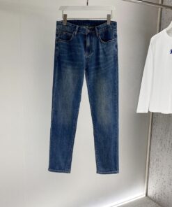 Zz经典Logo弹力小直筒牛仔裤